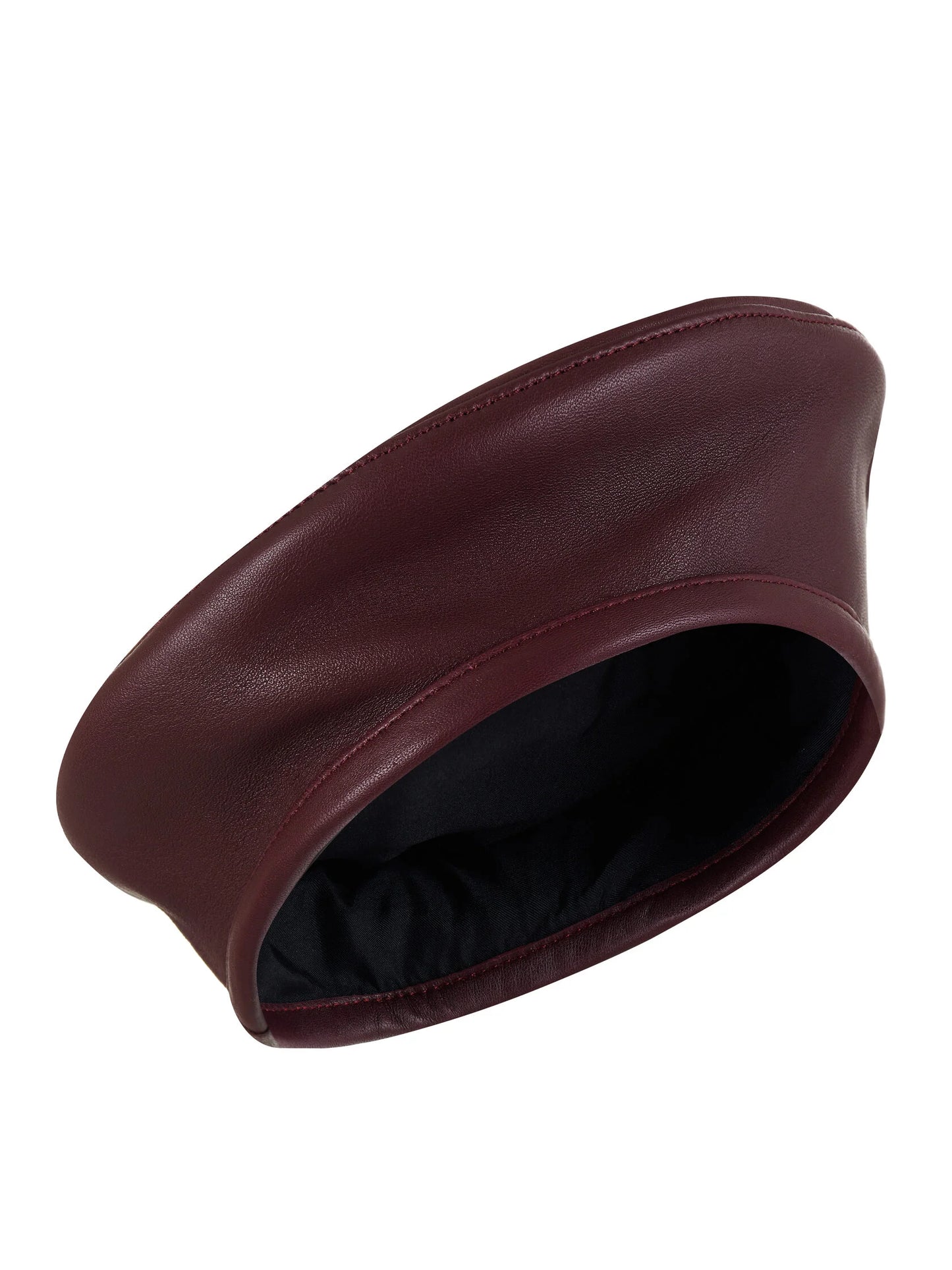 Giny suede leather beret