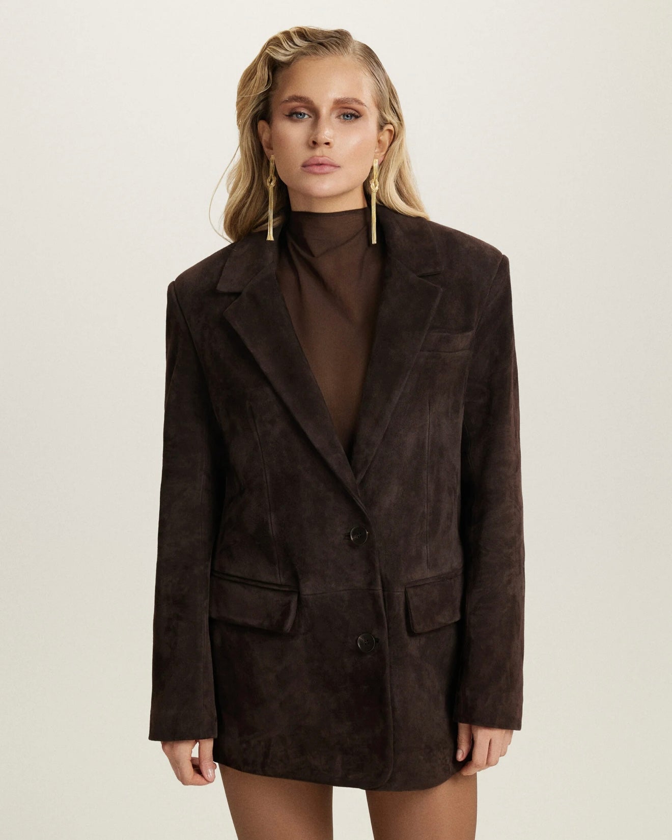 Sacou de piele naturala premium Hailey - INURI
