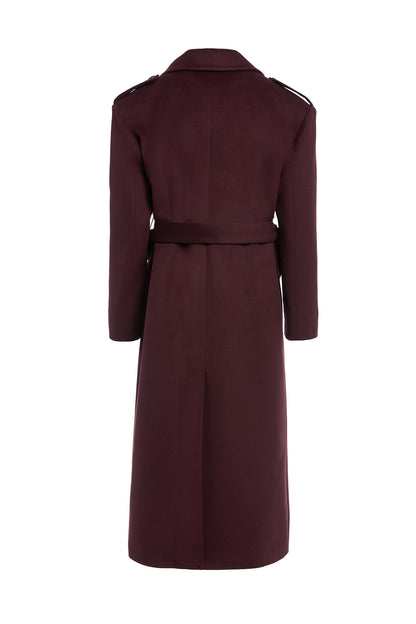 Trench oversized din cașmir Gigi - ÌNURI