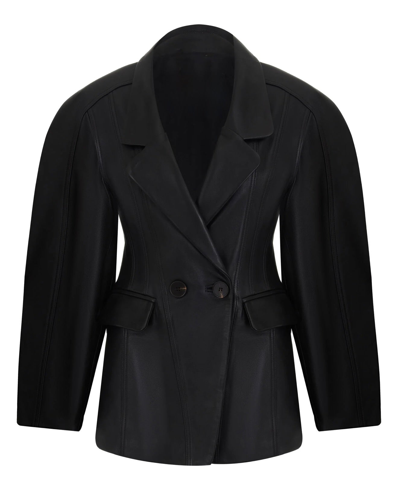 Sacou Monik cambrat din piele naturala premium