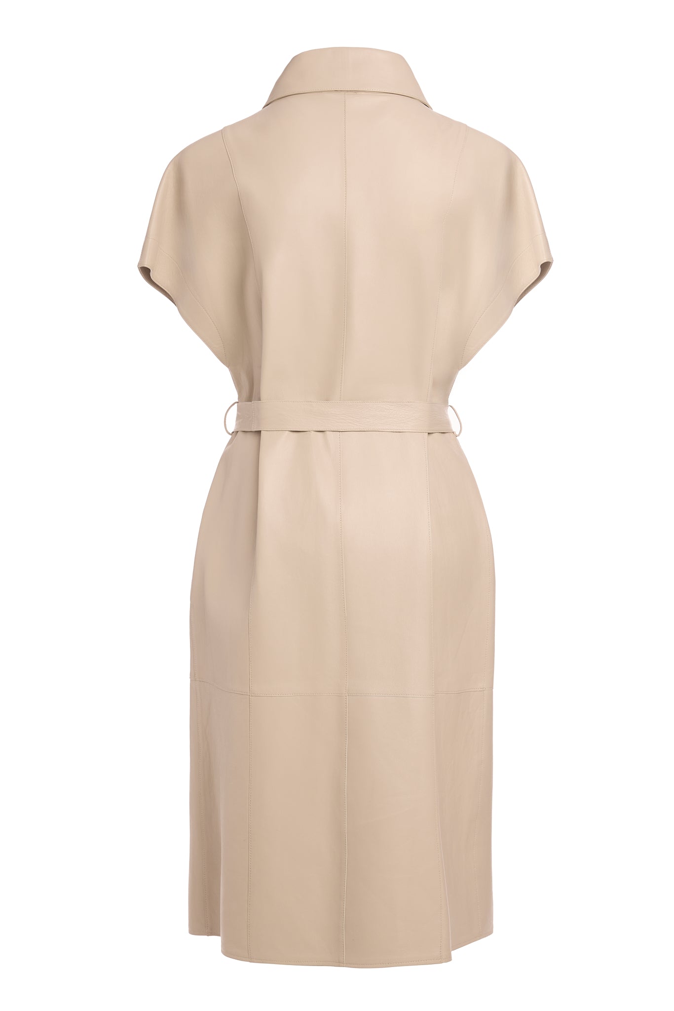 Rochie din piele naturala Ova - ÌNURI