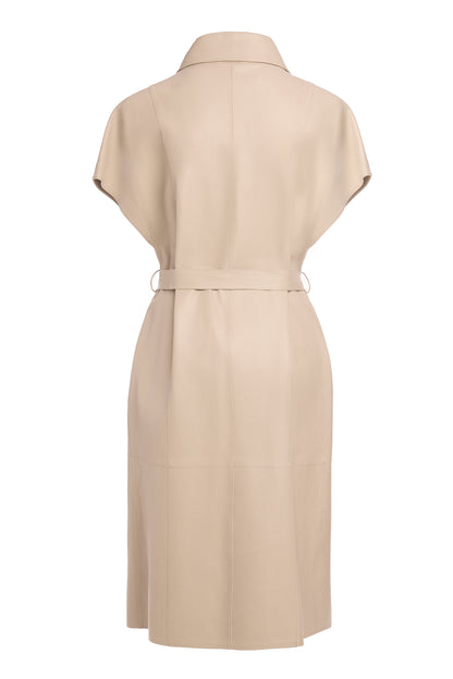 Rochie din piele naturala Ova - ÌNURI