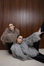 Blană naturală Kai de oaie mongoleză - INURI