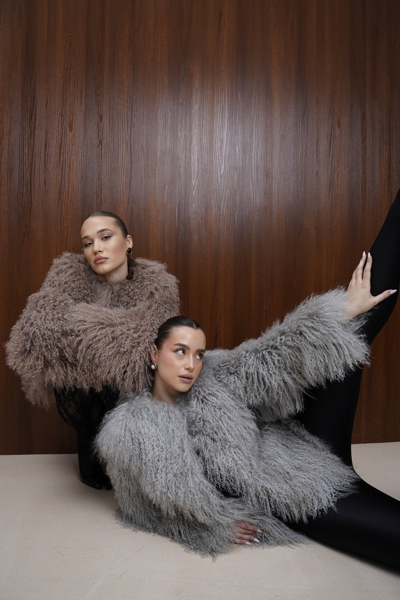 Blană naturală Kai de oaie mongoleză - INURI