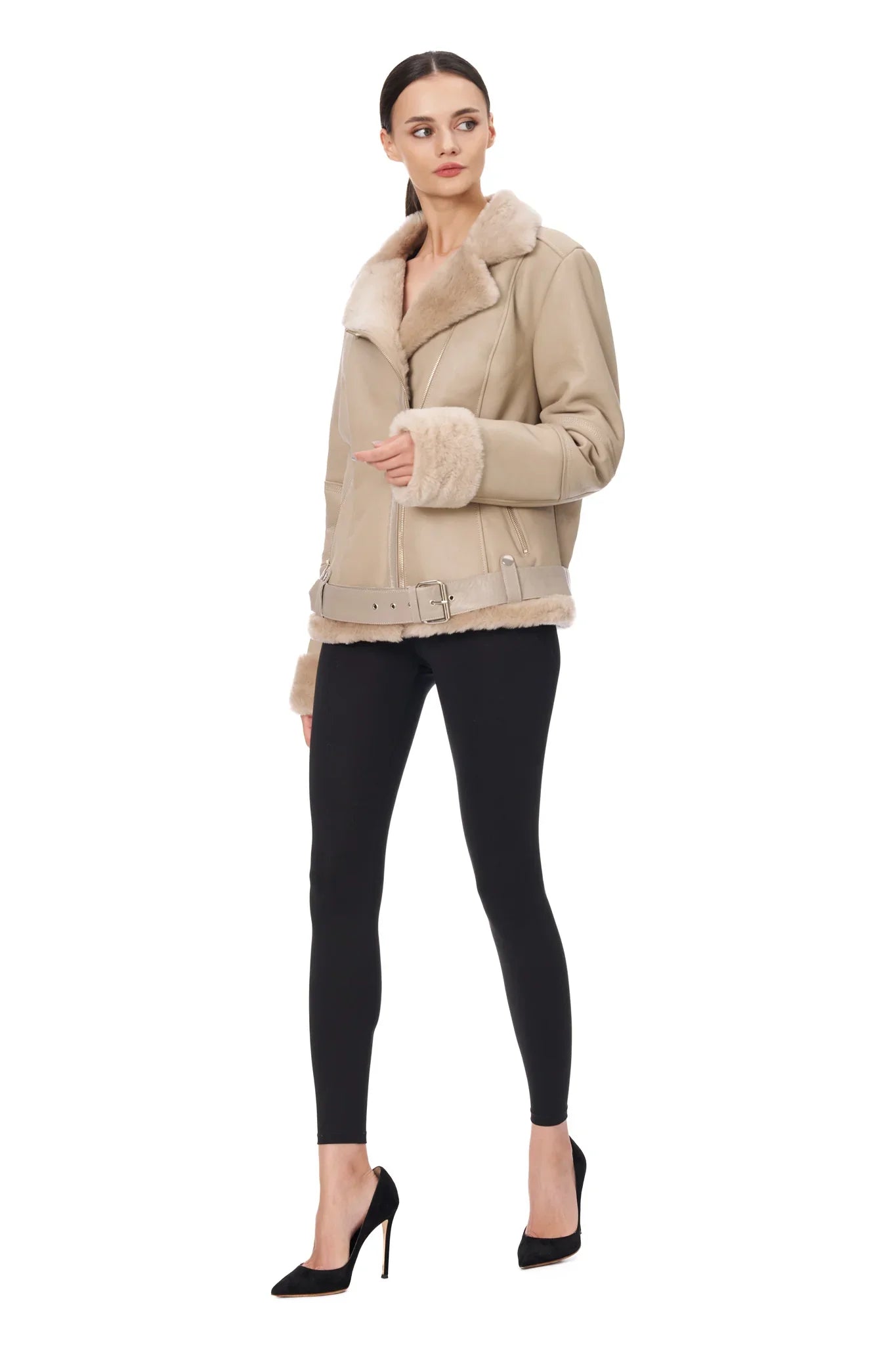 Cojoc Ava din blana naturala de ovine - INURI