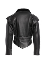 Cojoc Mona din piele naturala cu blana - INURI