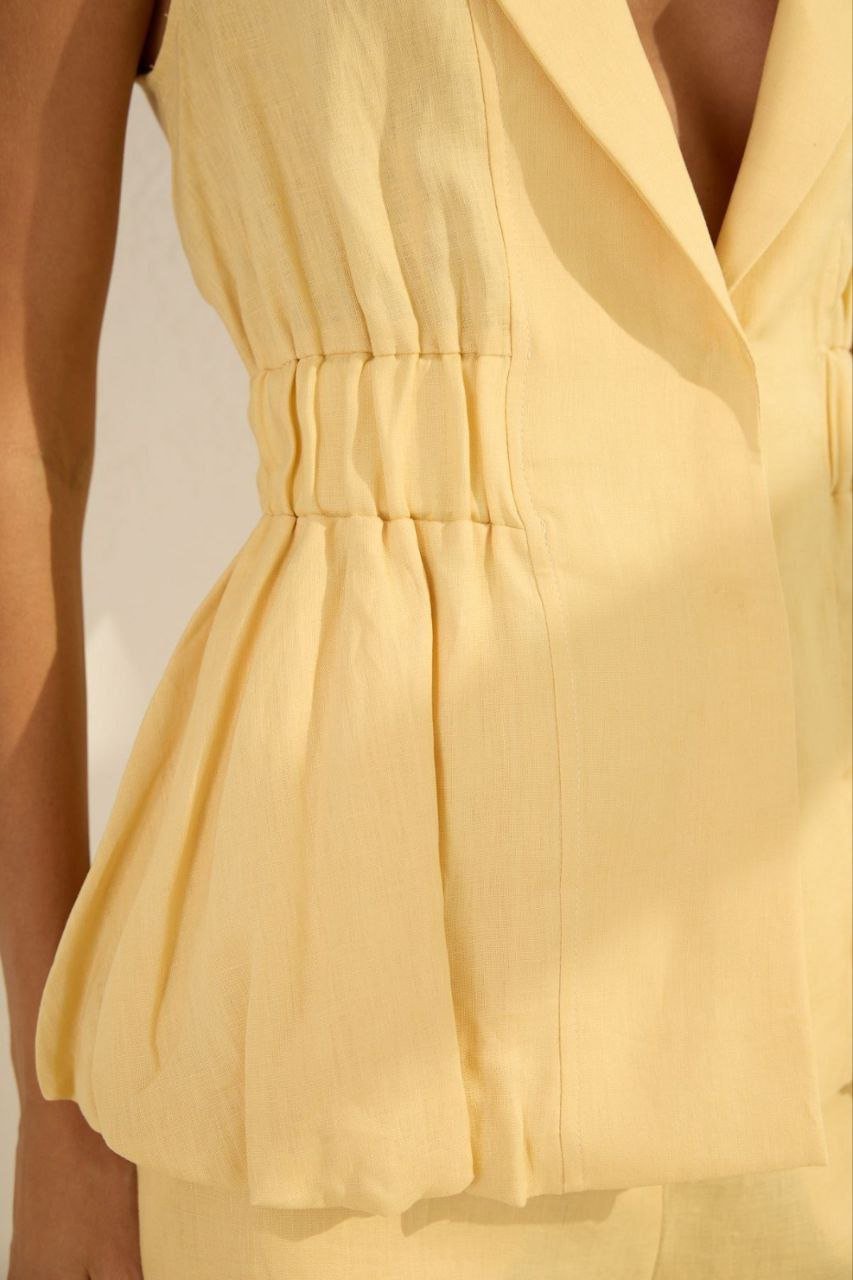 Costum dama Capri din in 100% - INURI