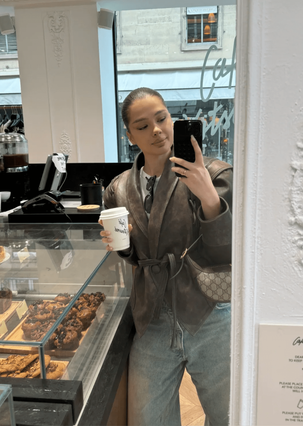 Geaca Dia din piele naturala premium - INURI