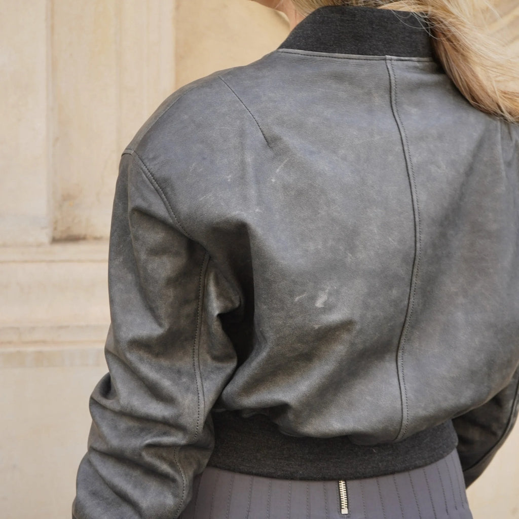 Geaca Mia din piele naturala premium - INURI