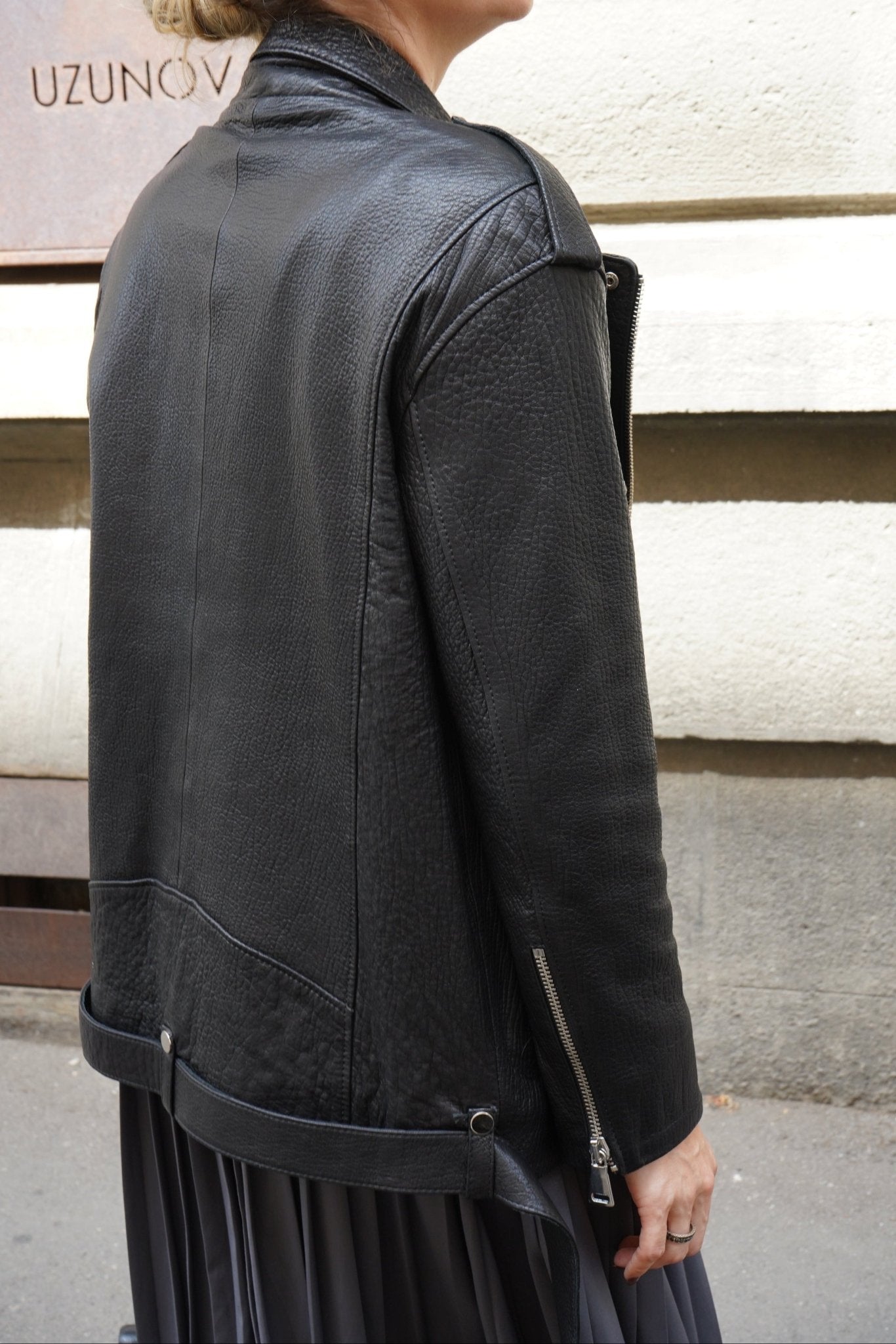 Geaca Zoe din piele naturala premium - INURI