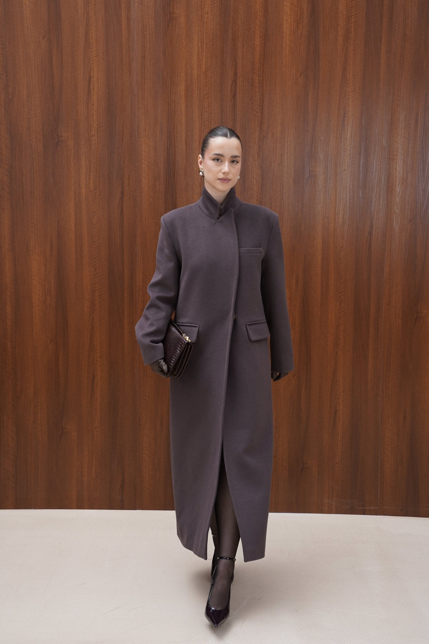 Palton Astra din casmir maxi - INURI