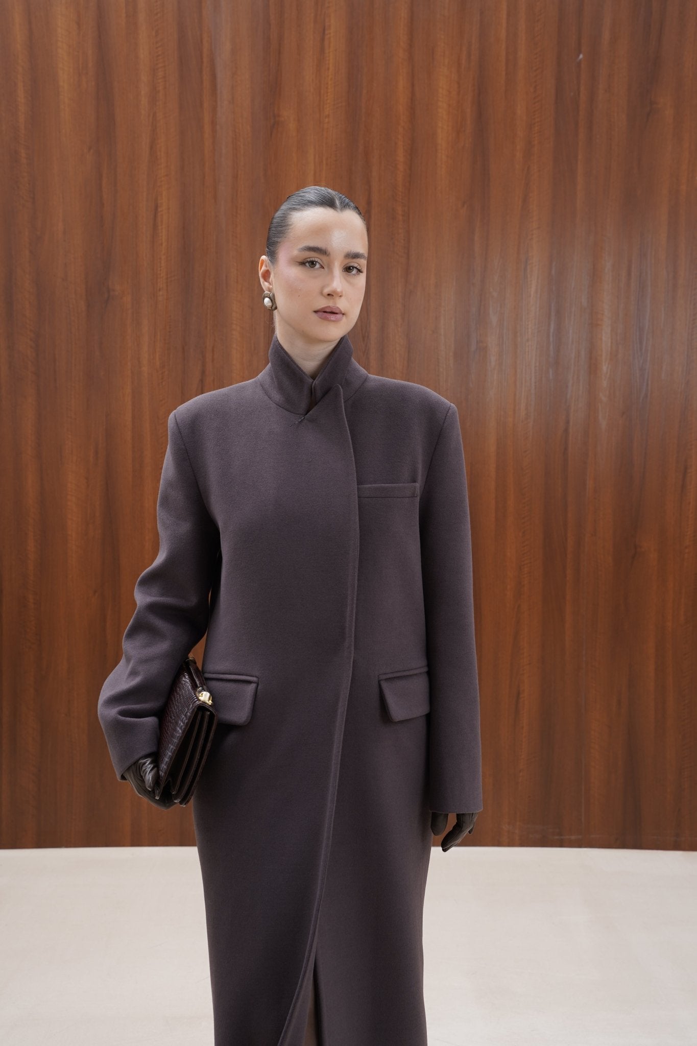 Palton Astra din casmir maxi - INURI