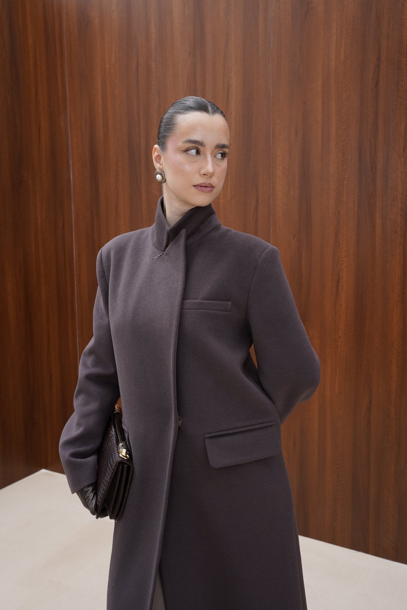 Palton Astra din casmir maxi - INURI