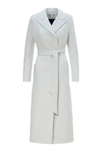 Palton Karin alb din casmir - INURI