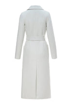 Palton Karin alb din casmir - INURI