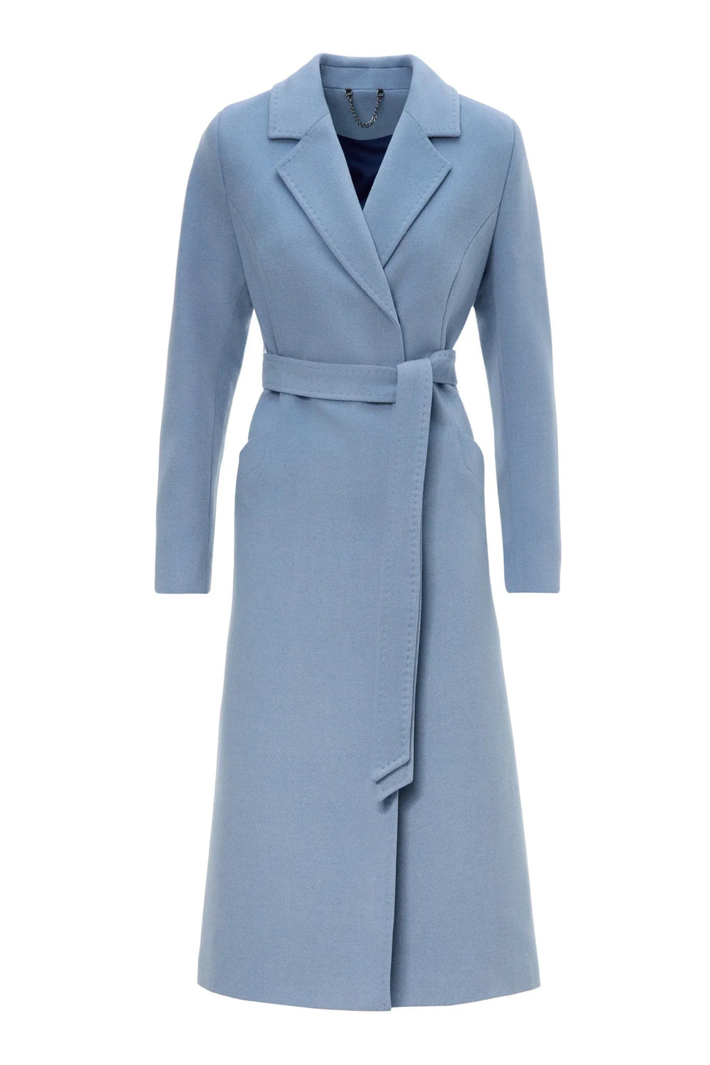 Palton Kaya bleu din casmir - INURI