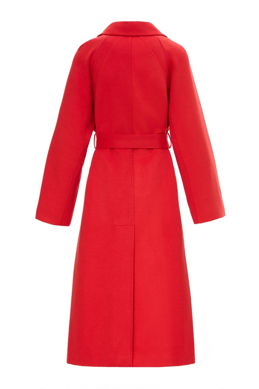 Palton Kim rosu din casmir - INURI