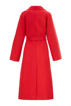 Palton Kim rosu din casmir - INURI