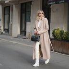 Palton Sisi bej din casmir - INURI