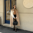 Palton Sofi bej din casmir - INURI