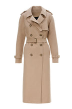 Palton Sofi bej din casmir - INURI