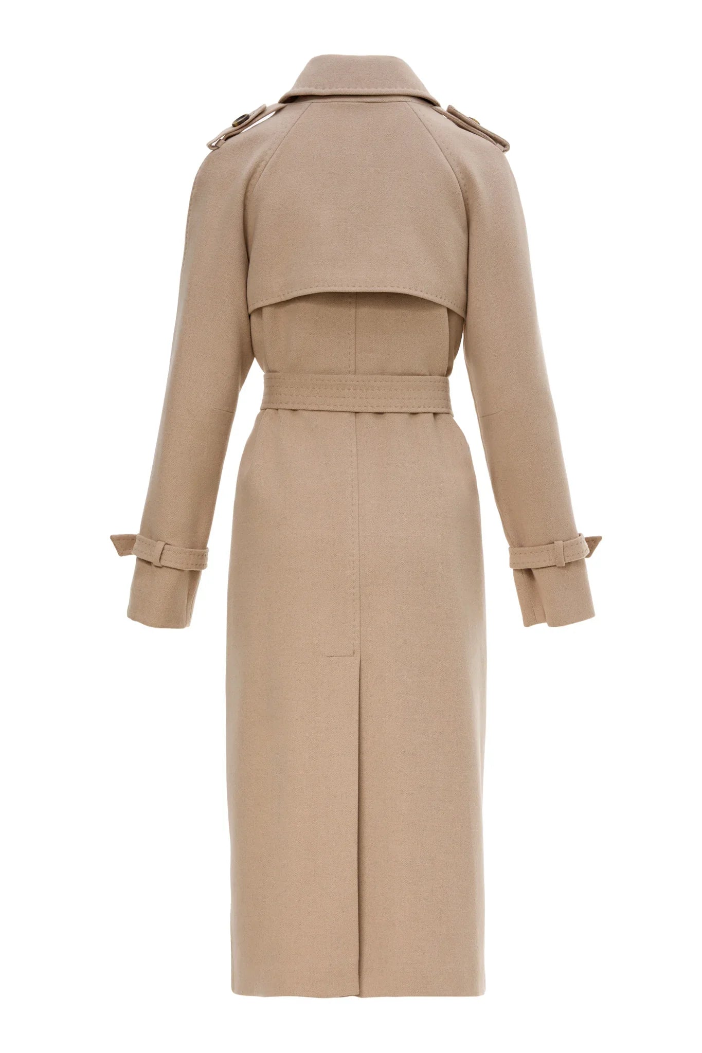 Palton Sofi bej din casmir - INURI