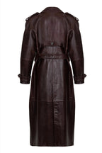 Trench Hazel din piele naturala premium - INURI