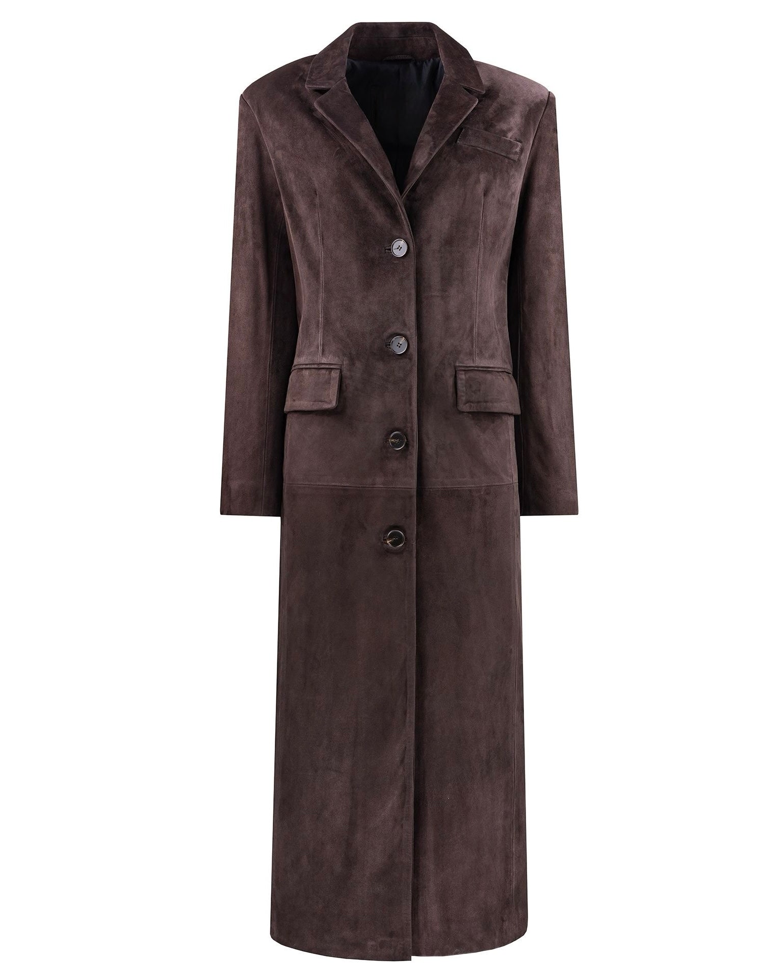 Trench Kyle din piele intoarsa - INURI